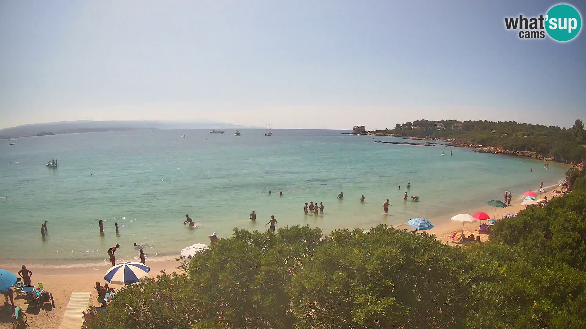 Webcam Lazzaretto beach | Alghero | Sardinia