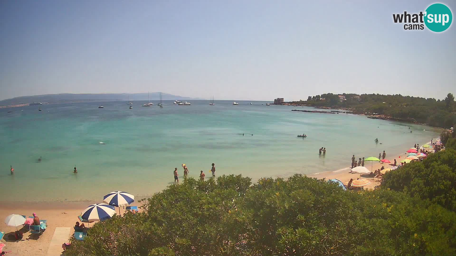 Webcam Lazzaretto beach | Alghero | Sardinia