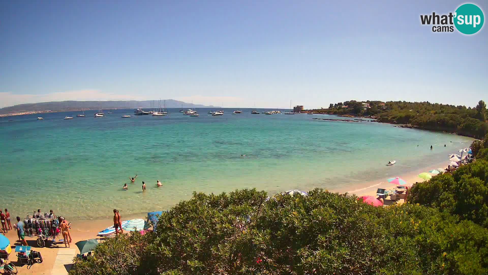 Webcam Lazzaretto beach | Alghero | Sardinia