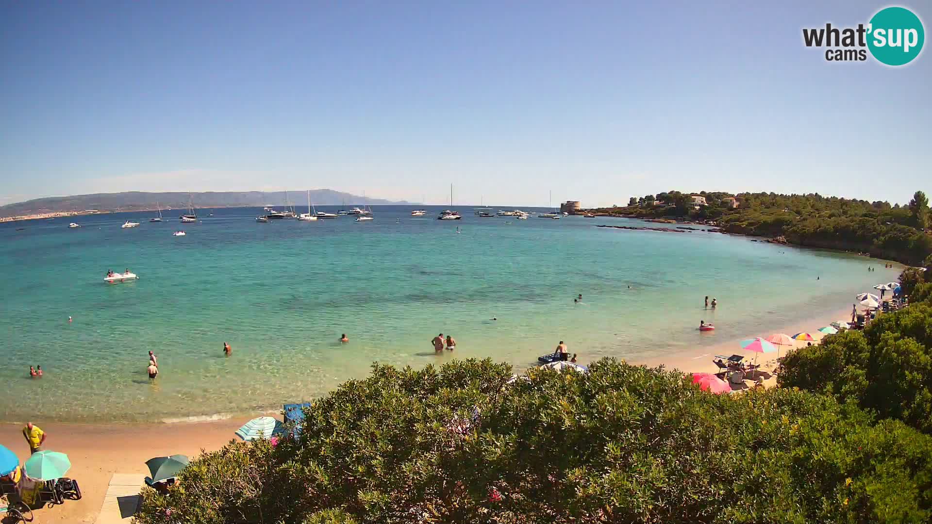 Webcam Lazzaretto Strand | Alghero | Sardinien