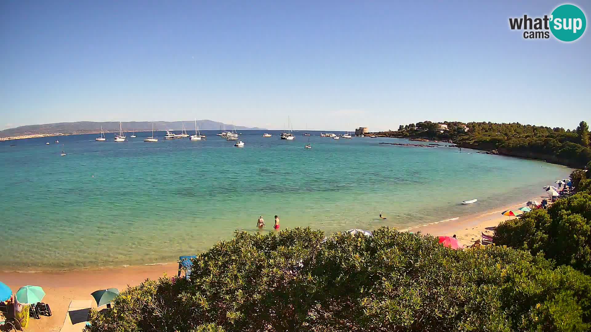 Webcam Lazzaretto beach | Alghero | Sardinia