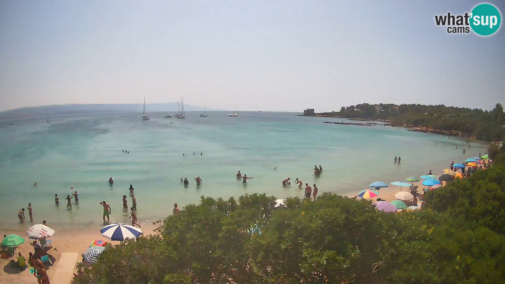 Webcam Lazzaretto Strand | Alghero | Sardinien