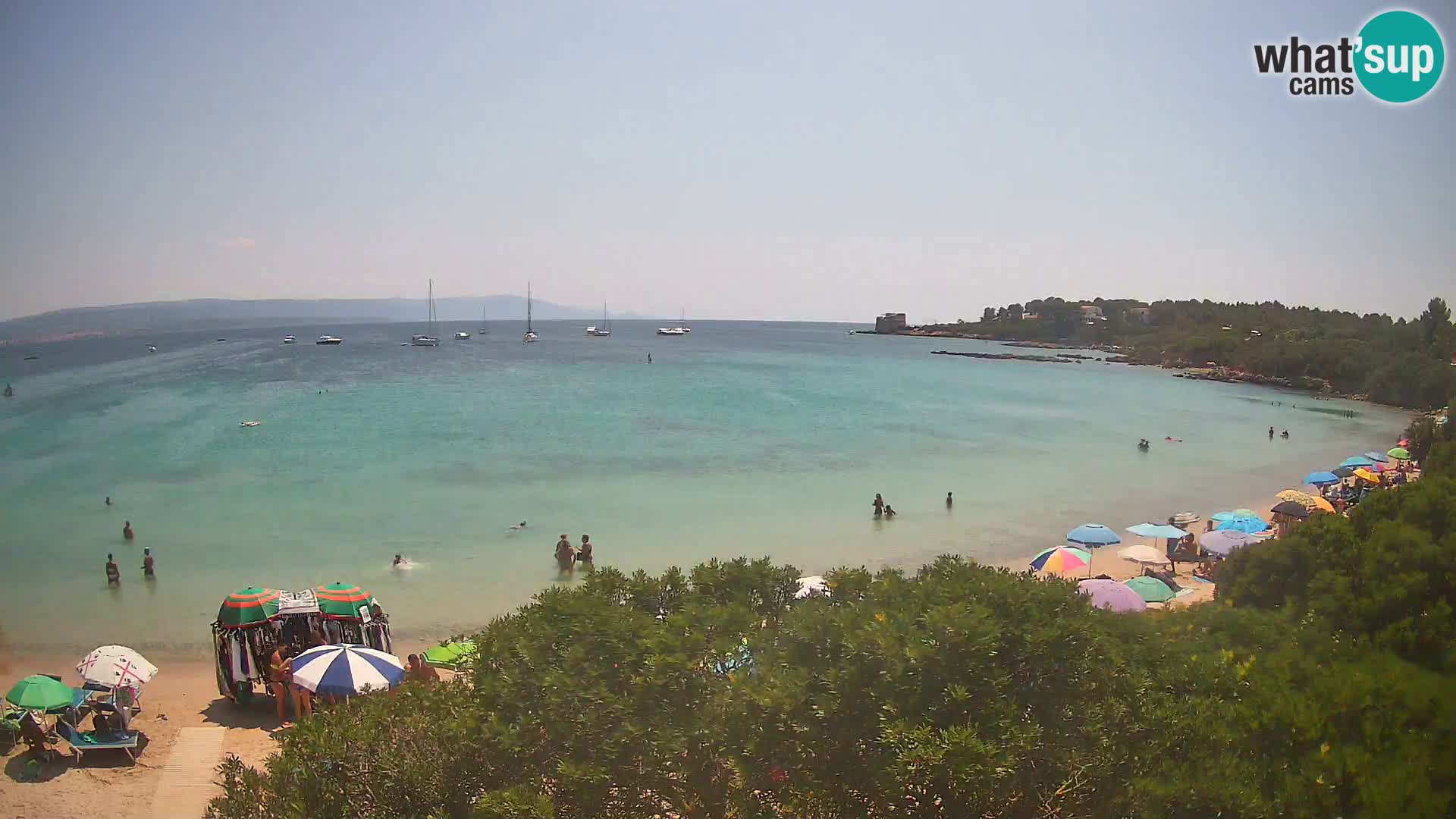 Web kamera plaža Lazzaretto | Alghero | Sardinija