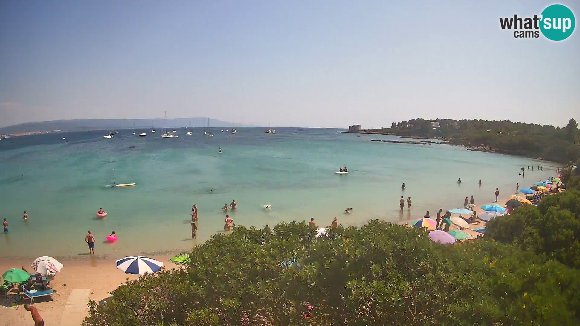 Web kamera plaža Lazzaretto | Alghero | Sardinija