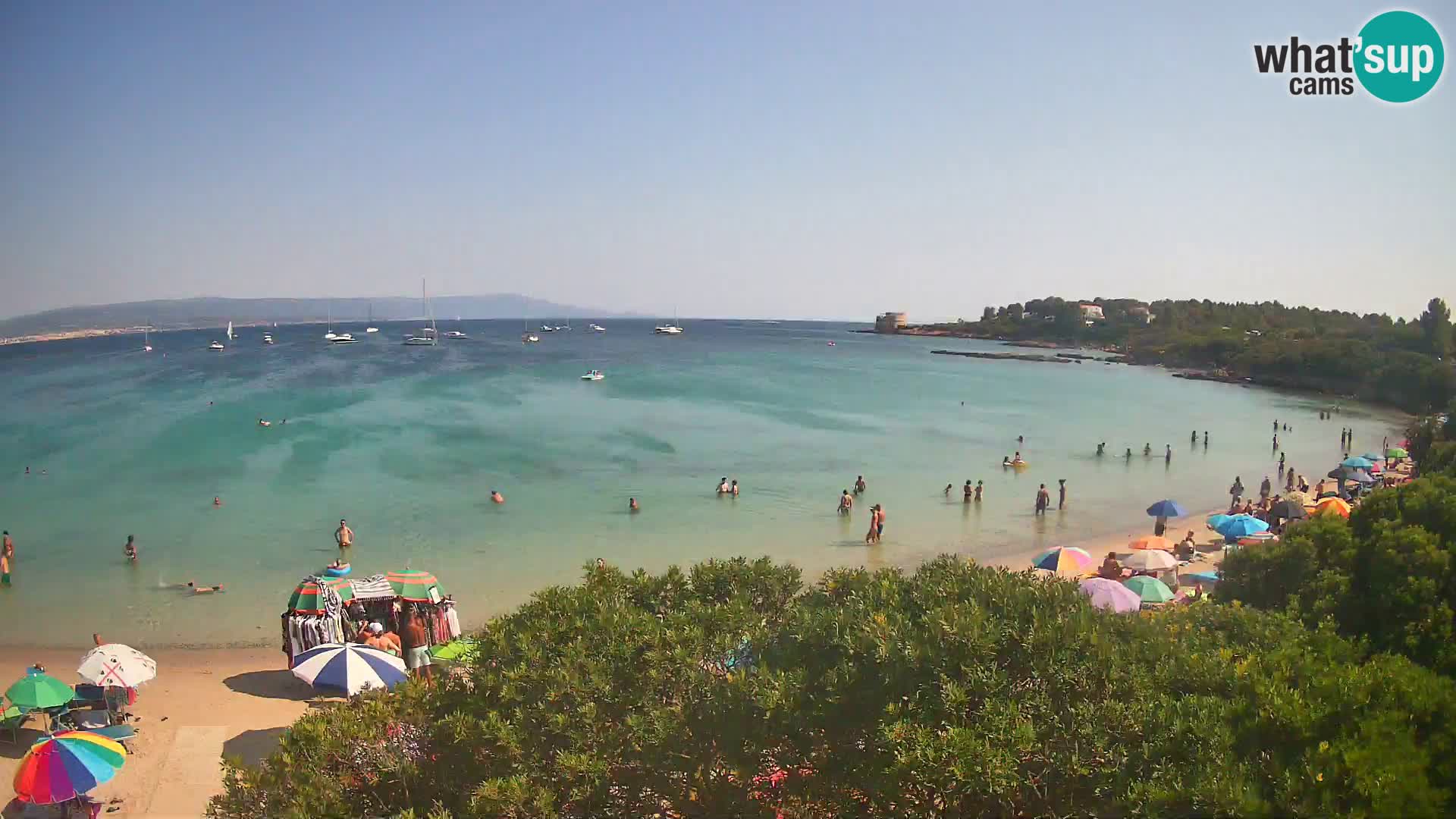 Web kamera plaža Lazzaretto | Alghero | Sardinija