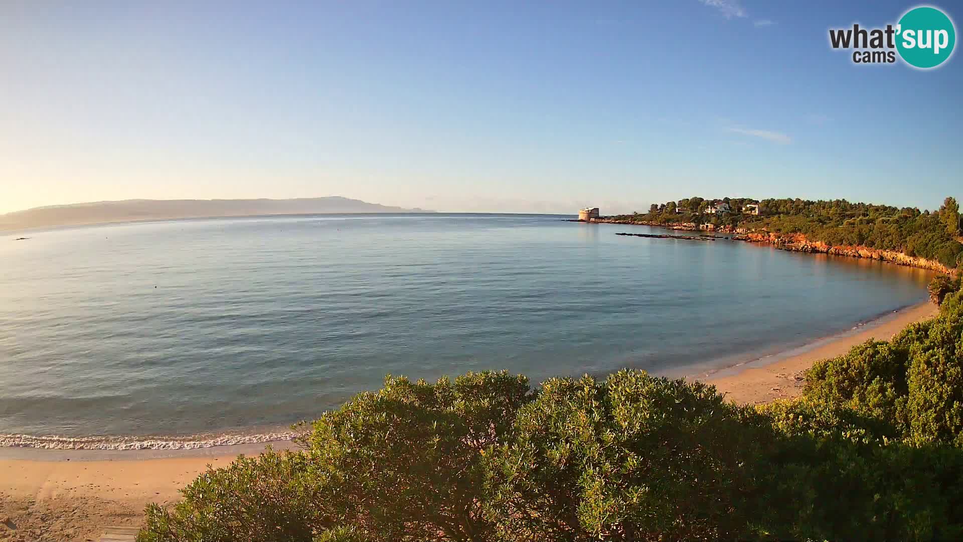 Kamera plaža Lazzaretto | Alghero | Sardinija