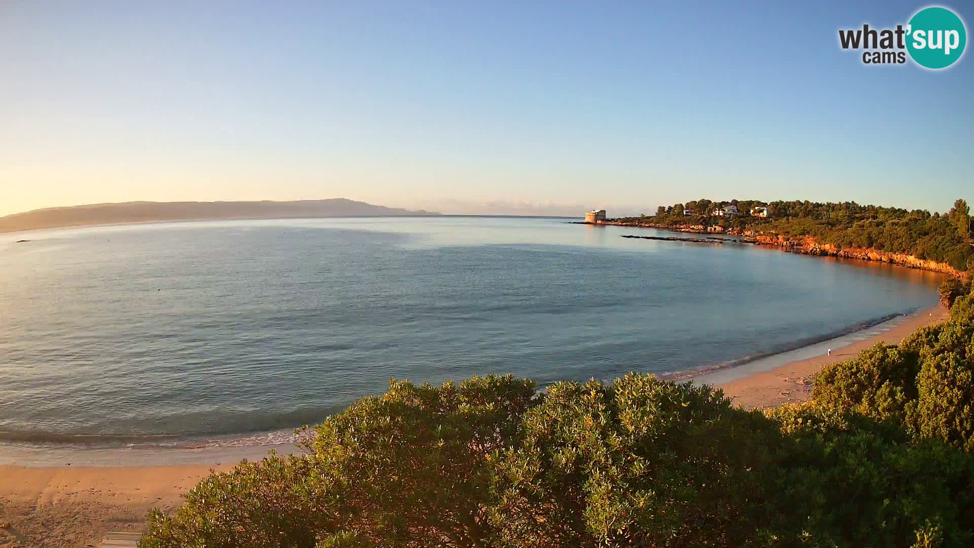 Webcam Lazzaretto Strand | Alghero | Sardinien