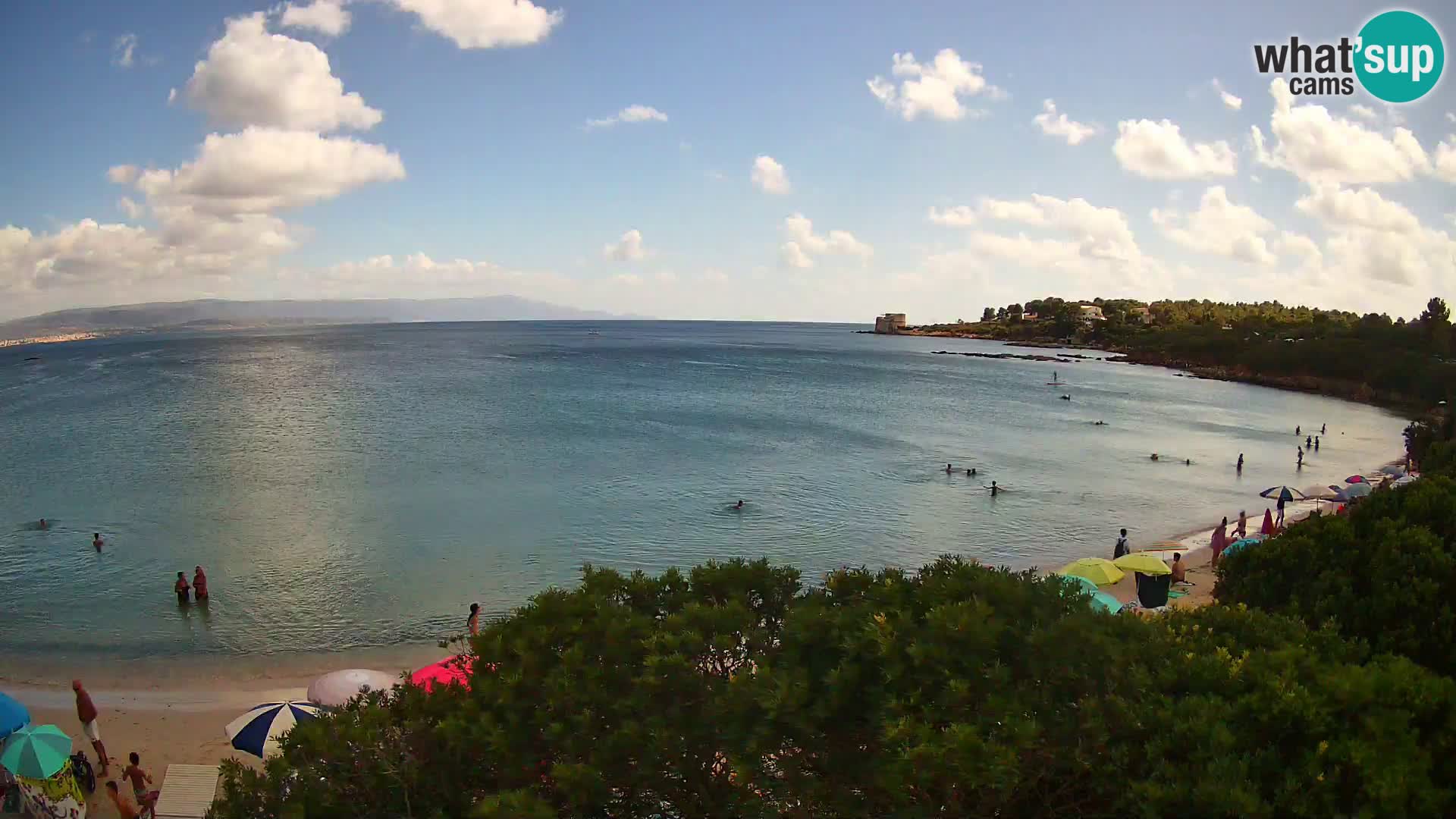 Plage Lazzaretto livecam | Alghero | Sardaigne