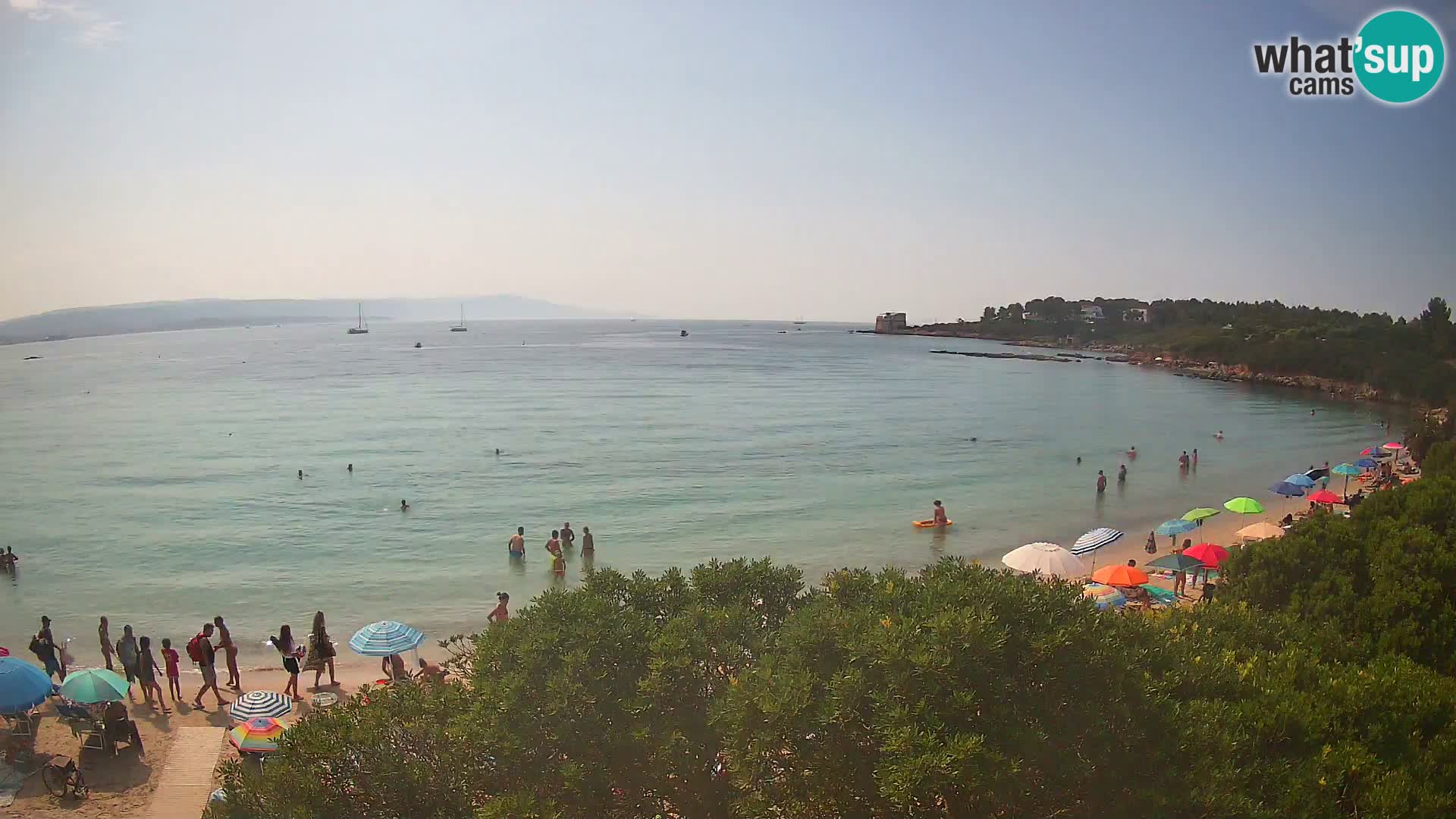 Webcam Lazzaretto beach | Alghero | Sardinia