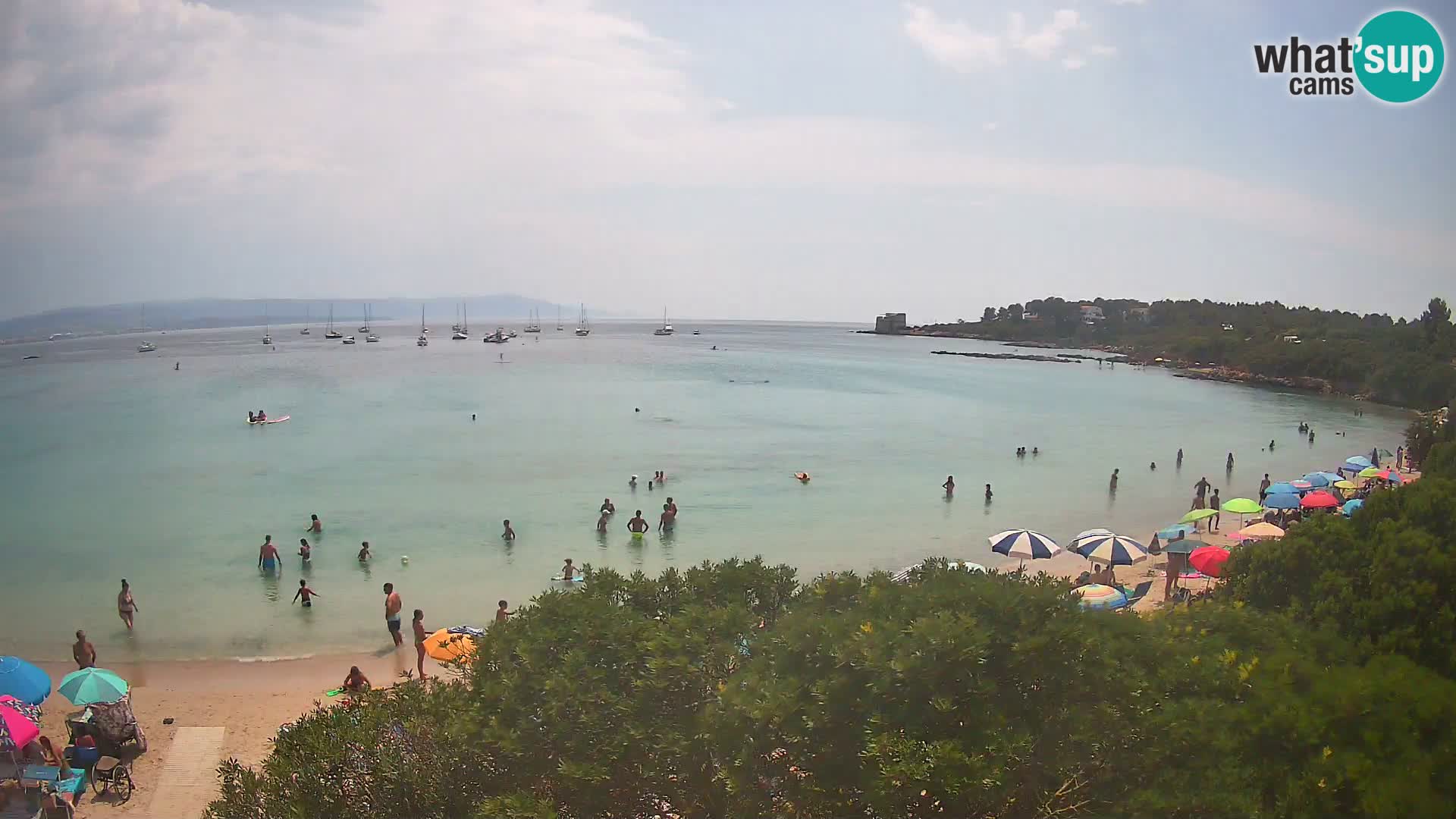 Webcam Lazzaretto Strand | Alghero | Sardinien