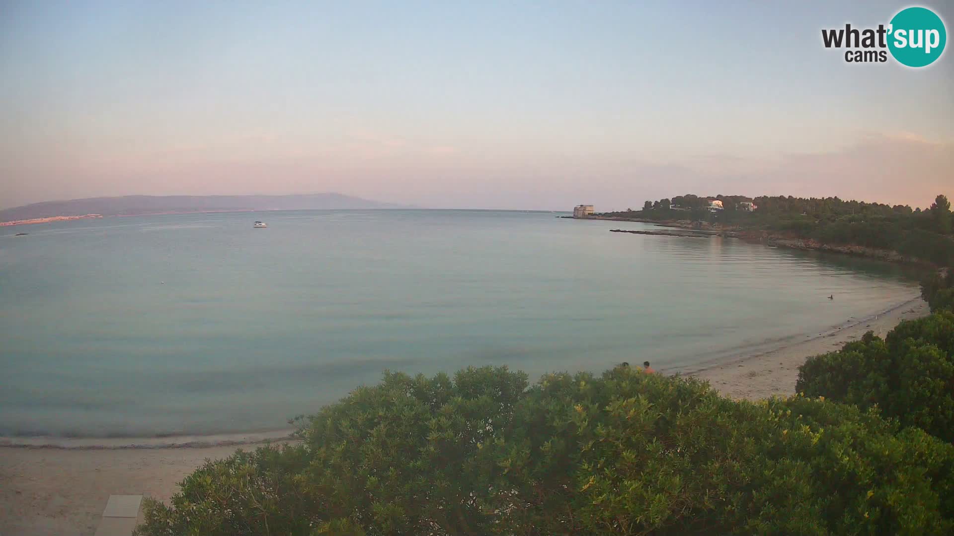 Webcam Lazzaretto Strand | Alghero | Sardinien