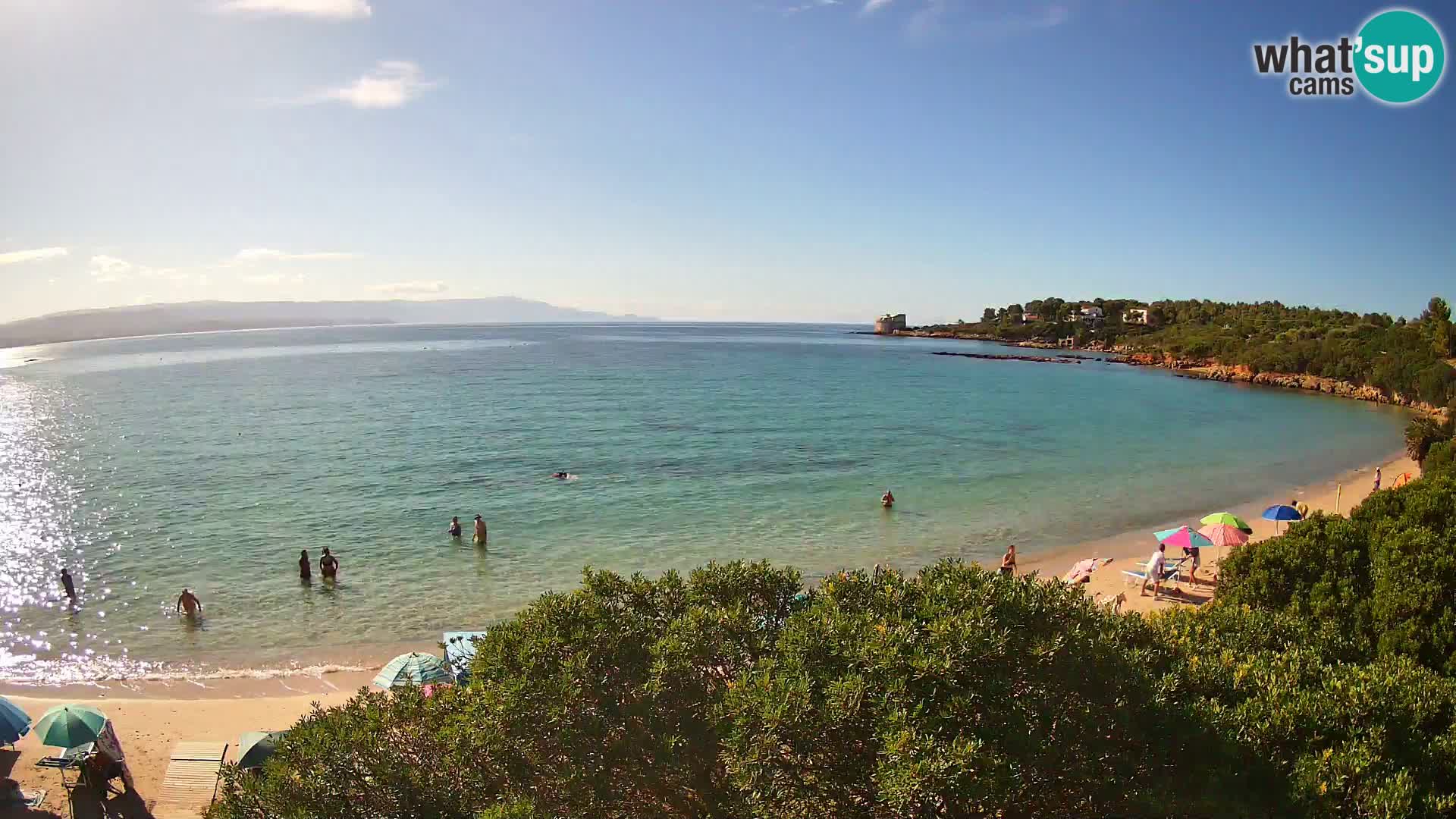Webcam Lazzaretto beach | Alghero | Sardinia