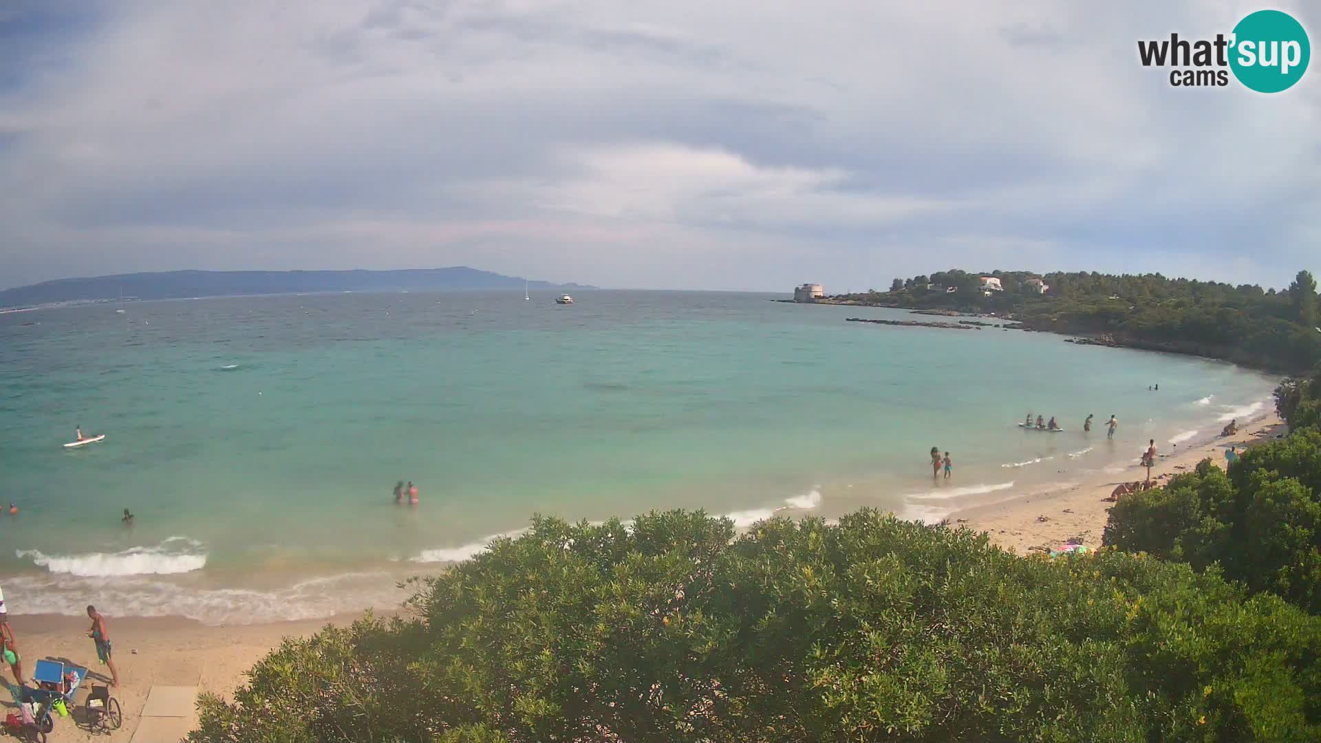 Webcam Lazzaretto Strand | Alghero | Sardinien