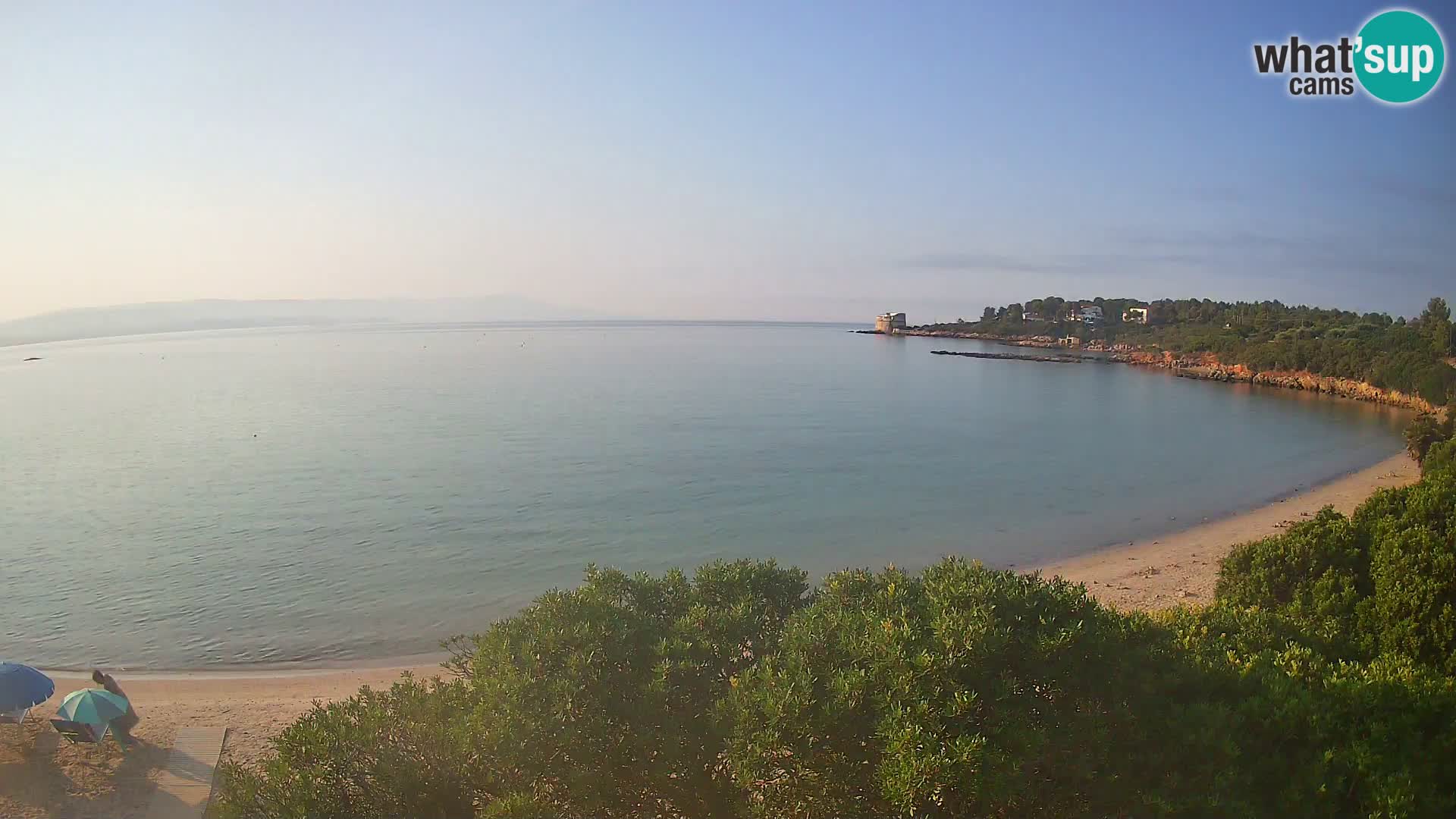 Webcam Lazzaretto Strand | Alghero | Sardinien