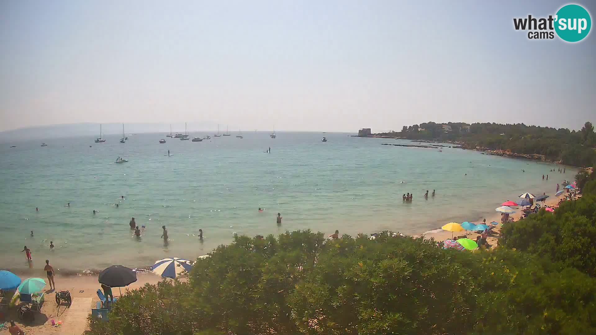 Plage Lazzaretto livecam | Alghero | Sardaigne