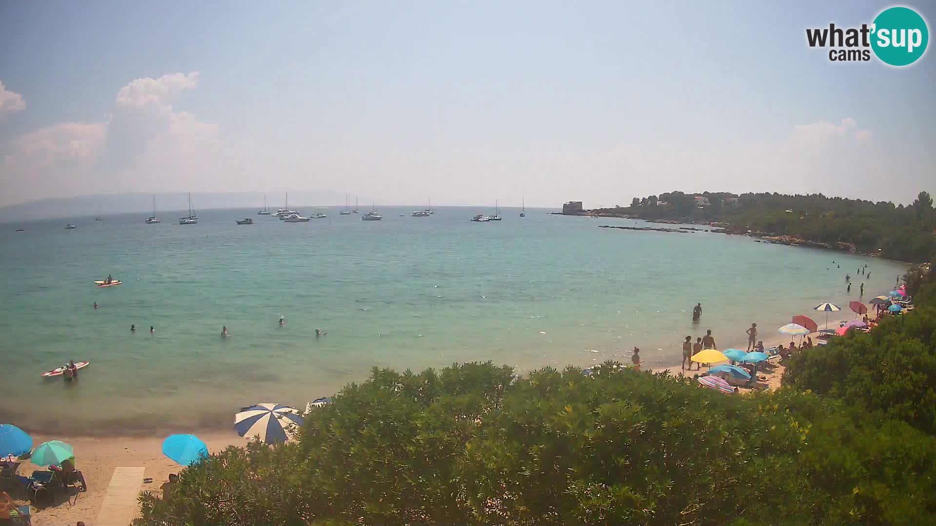 Plage Lazzaretto livecam | Alghero | Sardaigne