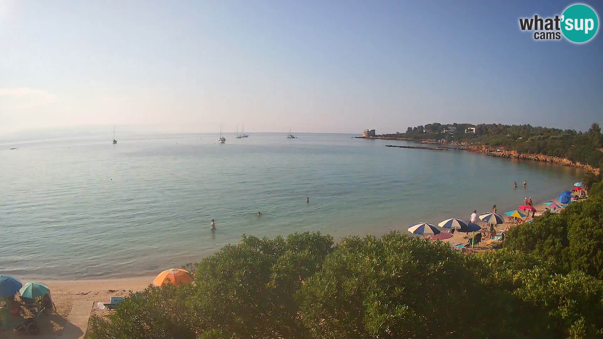 Webcam Lazzaretto beach | Alghero | Sardinia