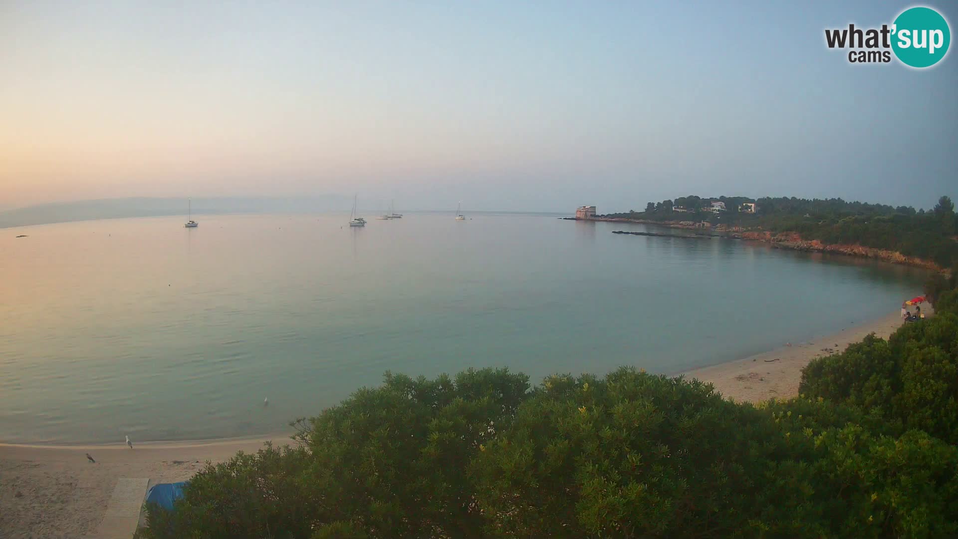 Plage Lazzaretto livecam | Alghero | Sardaigne