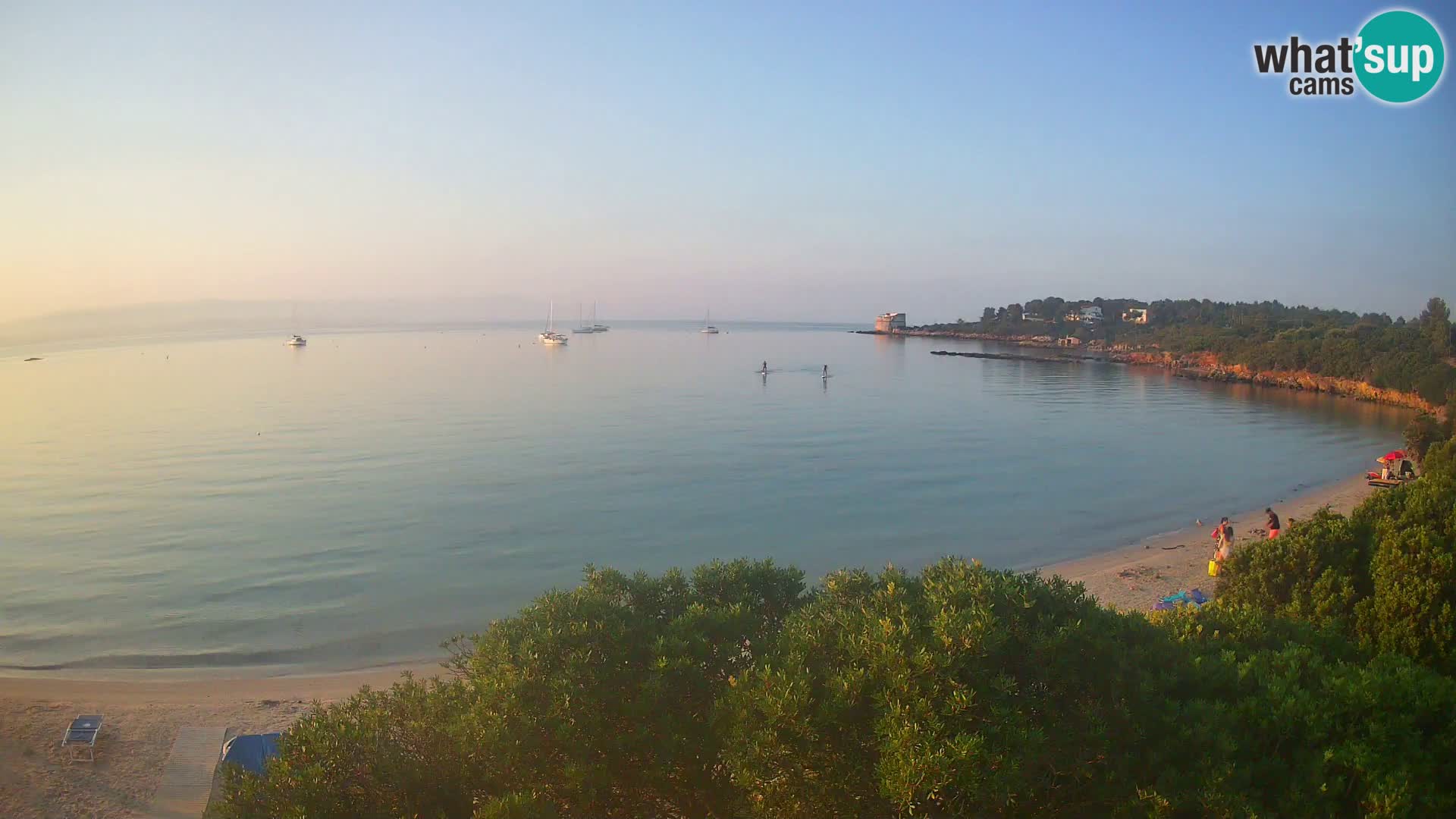 Plage Lazzaretto livecam | Alghero | Sardaigne