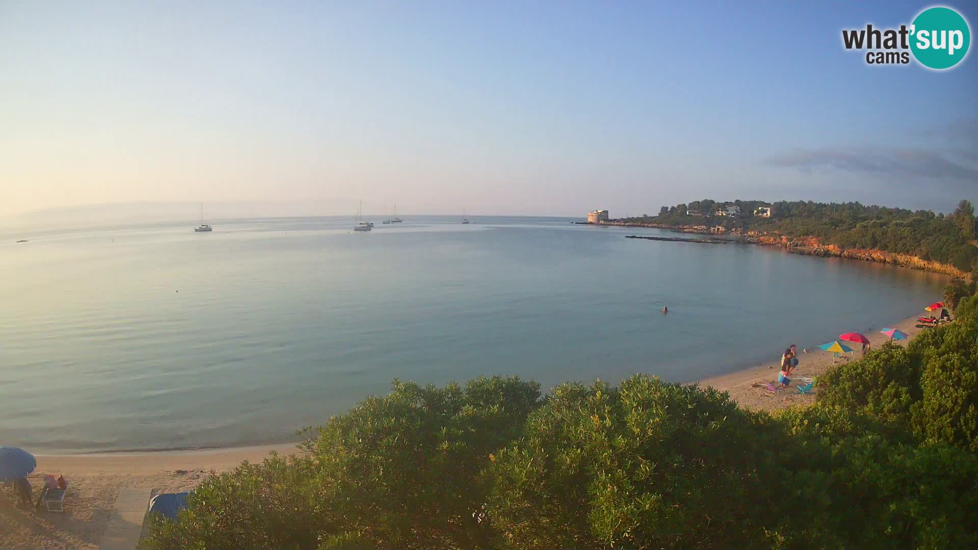 Webcam Lazzaretto Strand | Alghero | Sardinien