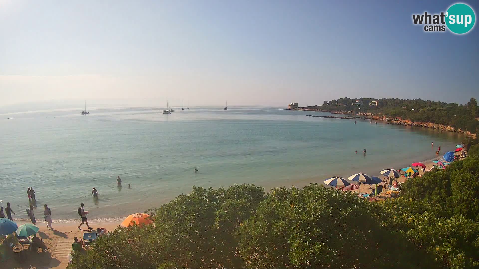Webcam Lazzaretto Strand | Alghero | Sardinien