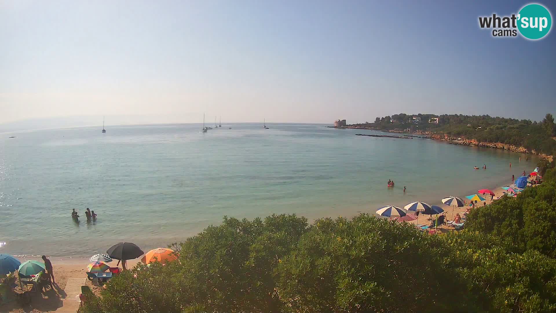 Plage Lazzaretto livecam | Alghero | Sardaigne
