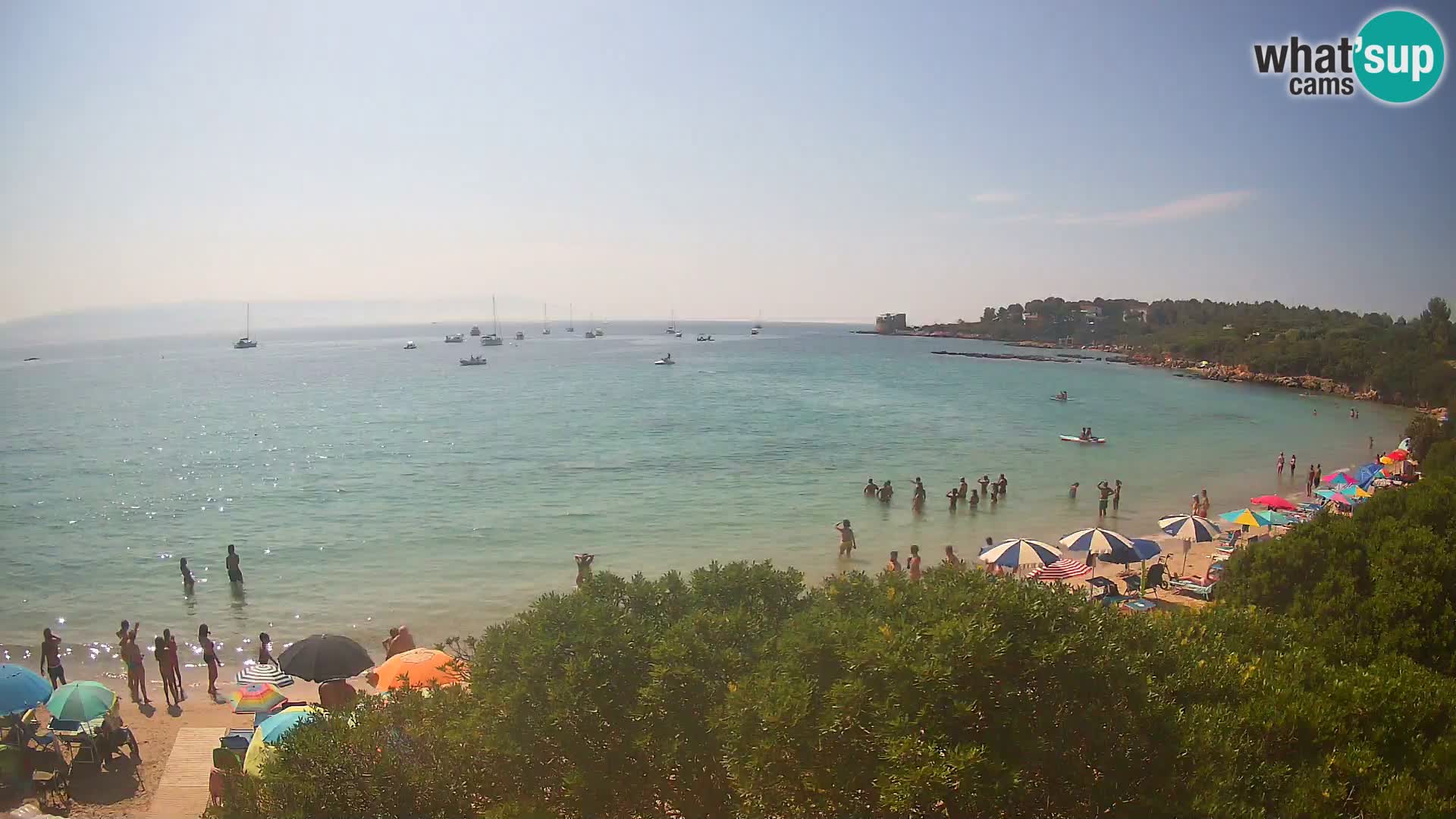 Webcam Lazzaretto Strand | Alghero | Sardinien