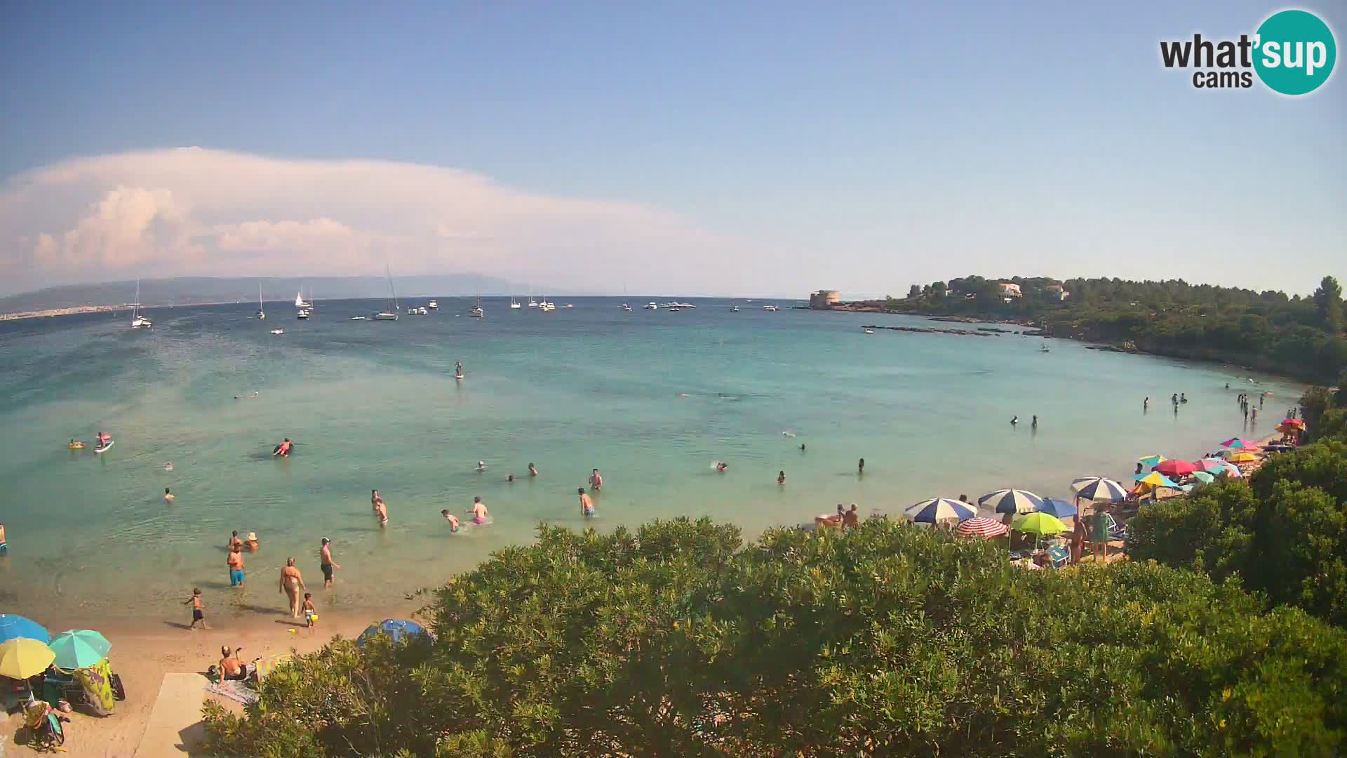 Kamera plaža Lazzaretto | Alghero | Sardinija