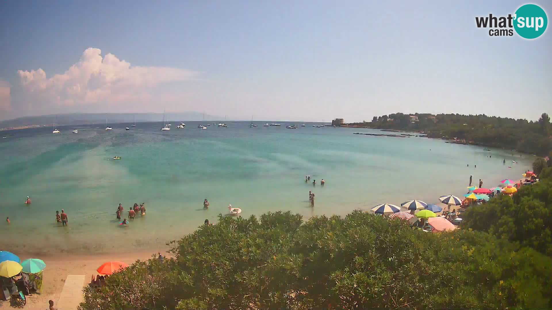 Kamera plaža Lazzaretto | Alghero | Sardinija