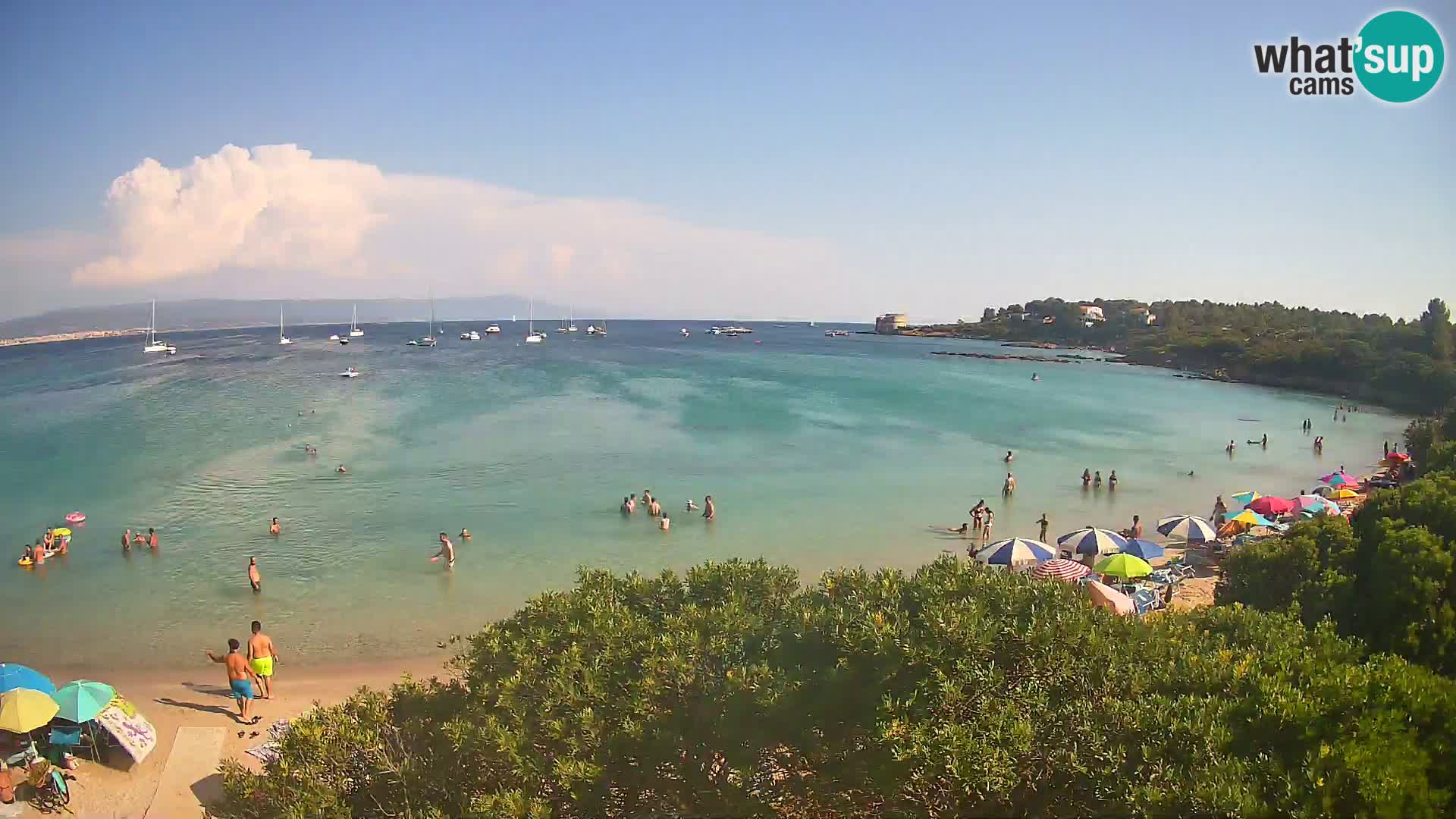 Kamera plaža Lazzaretto | Alghero | Sardinija