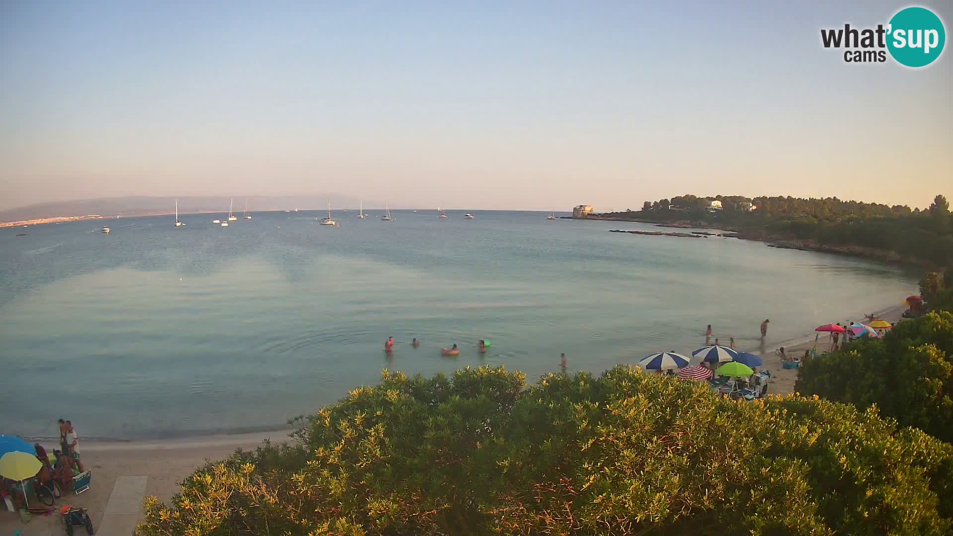 Plage Lazzaretto livecam | Alghero | Sardaigne