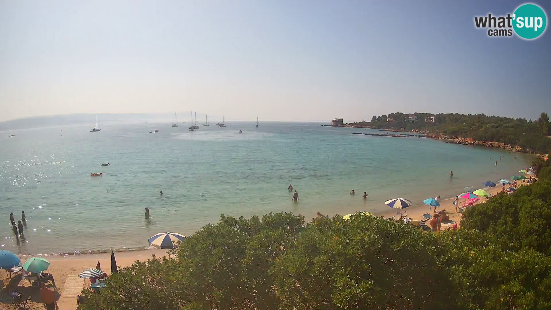 Webcam Lazzaretto Strand | Alghero | Sardinien