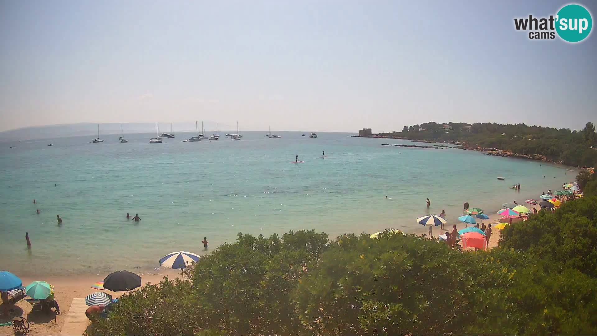 Webcam Lazzaretto Strand | Alghero | Sardinien