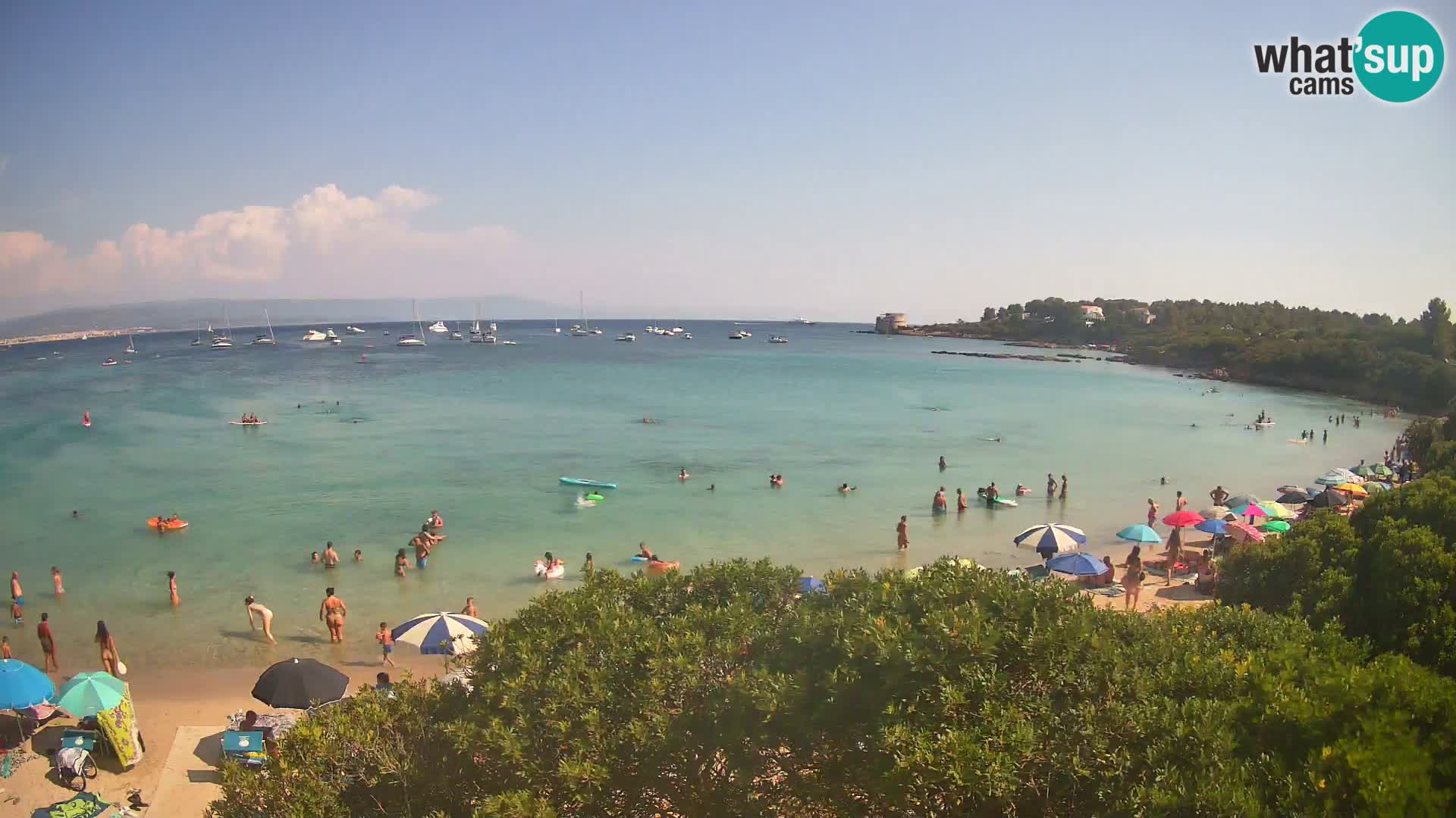 Kamera plaža Lazzaretto | Alghero | Sardinija
