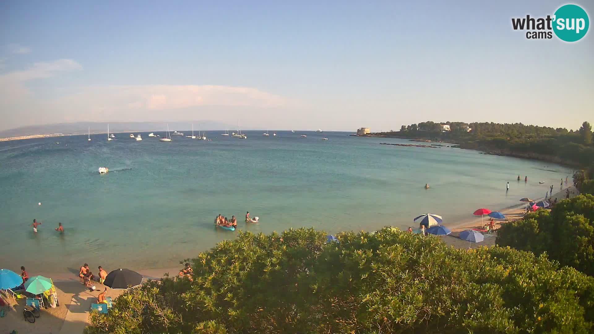 Webcam Lazzaretto beach | Alghero | Sardinia