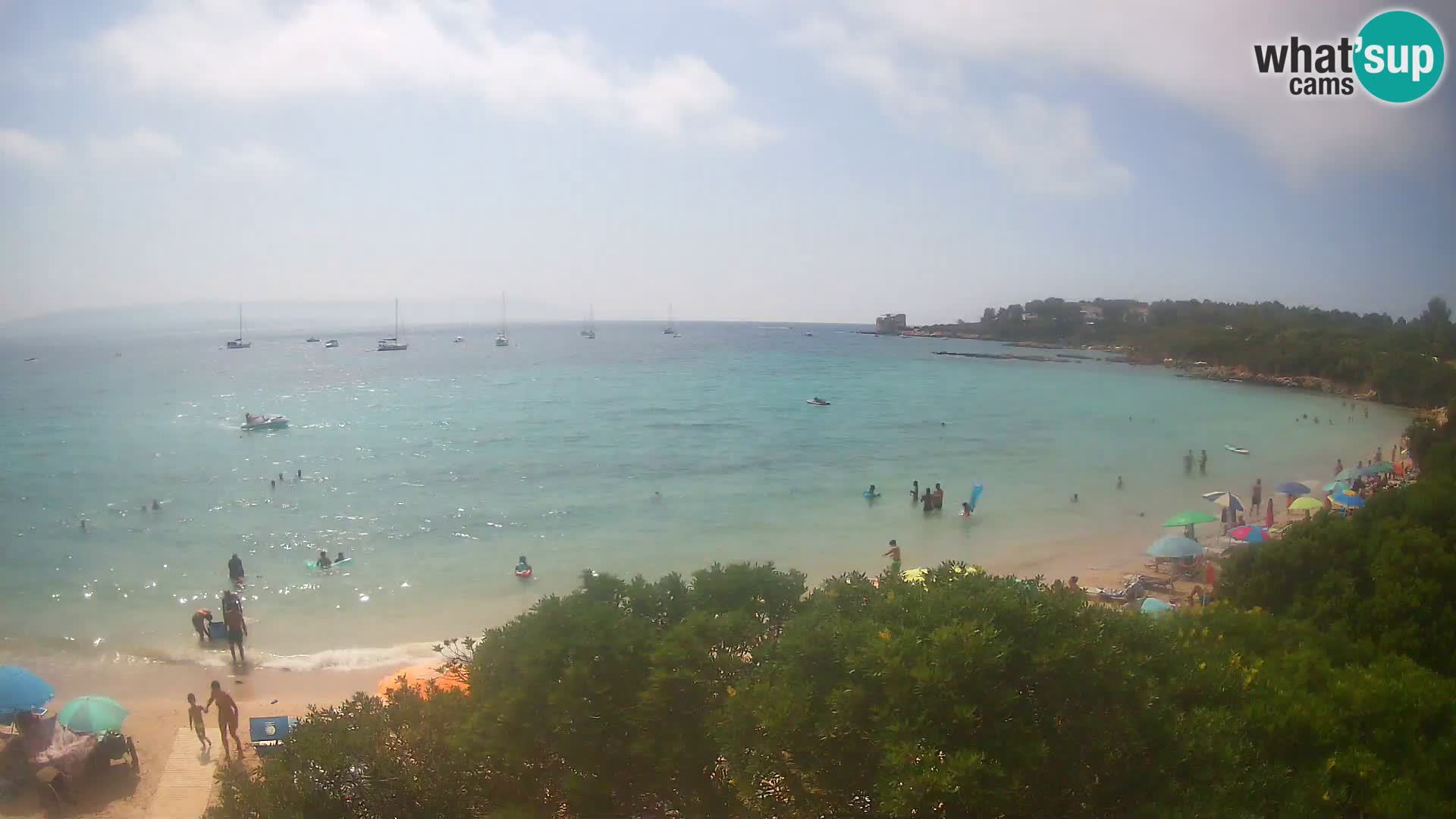 Plage Lazzaretto livecam | Alghero | Sardaigne