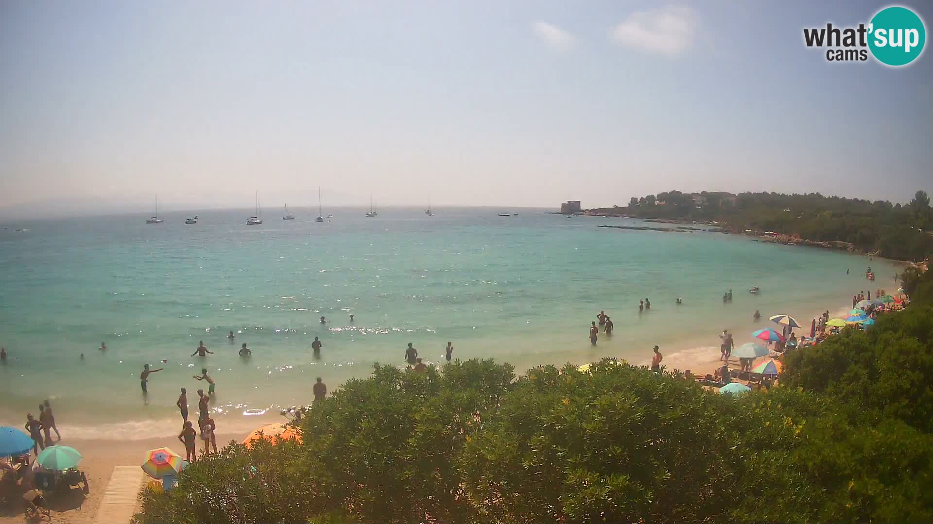 Kamera plaža Lazzaretto | Alghero | Sardinija