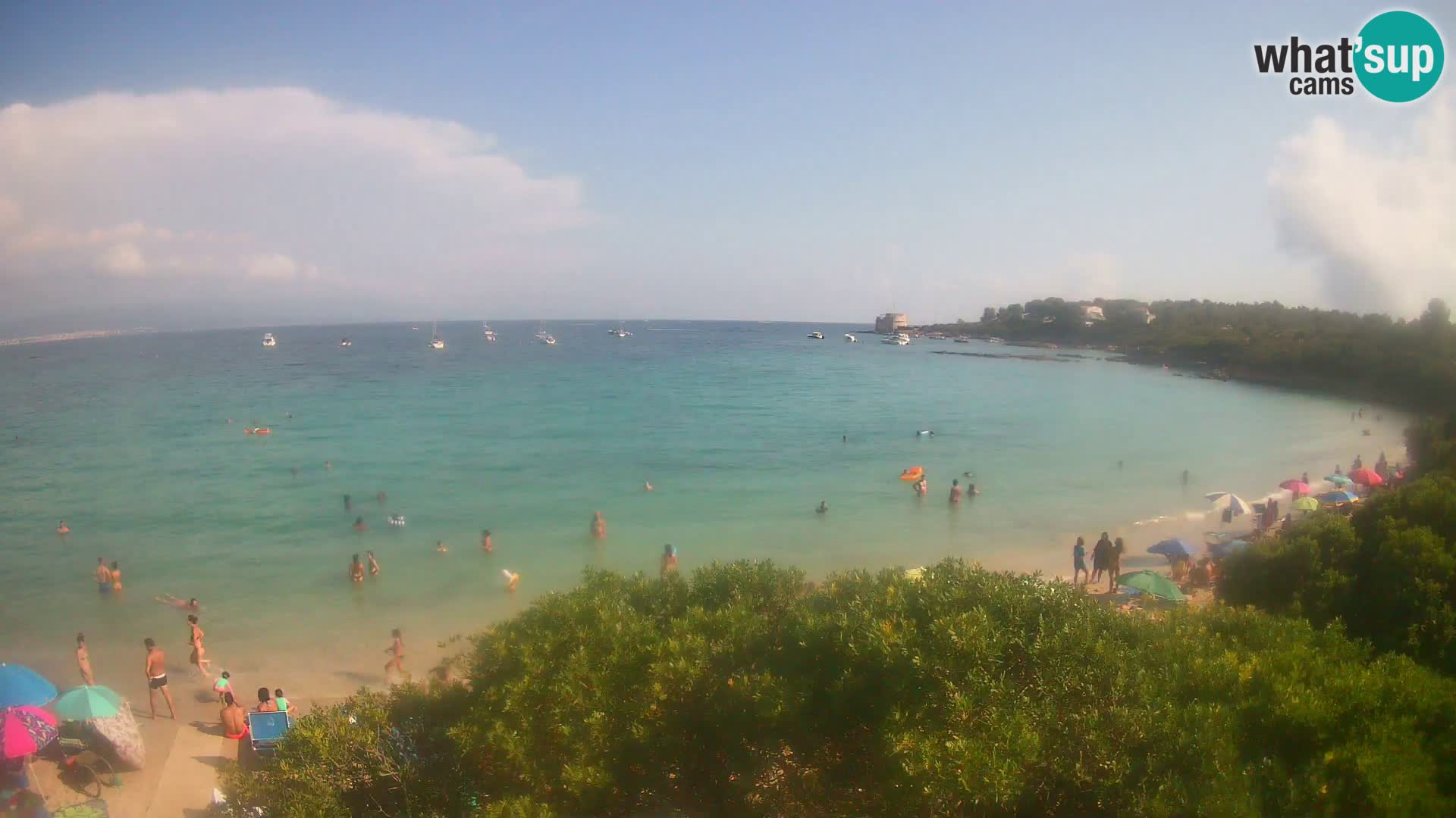 Webcam Lazzaretto beach | Alghero | Sardinia