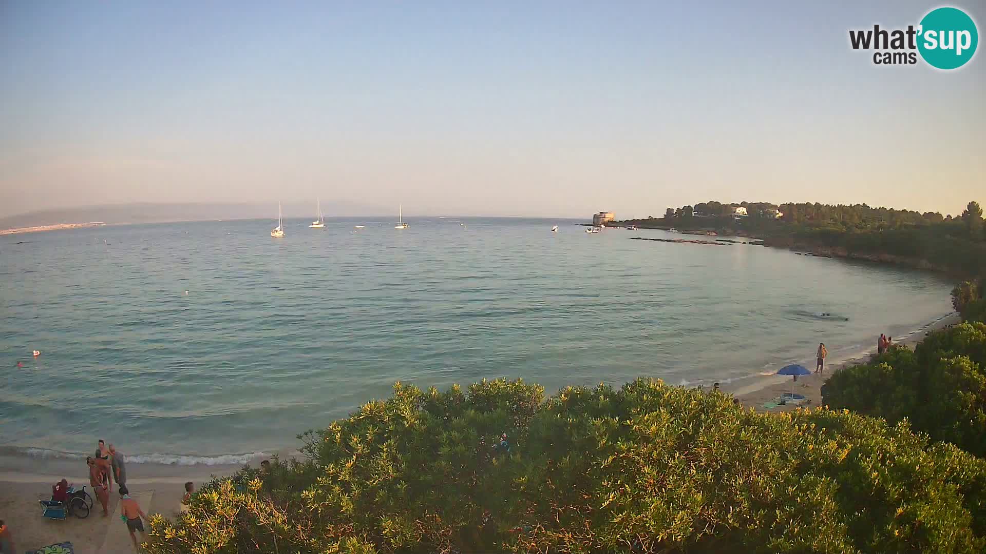 Webcam Lazzaretto beach | Alghero | Sardinia