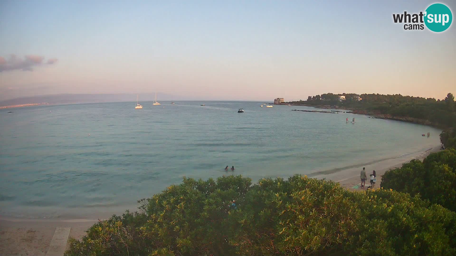 Plage Lazzaretto livecam | Alghero | Sardaigne