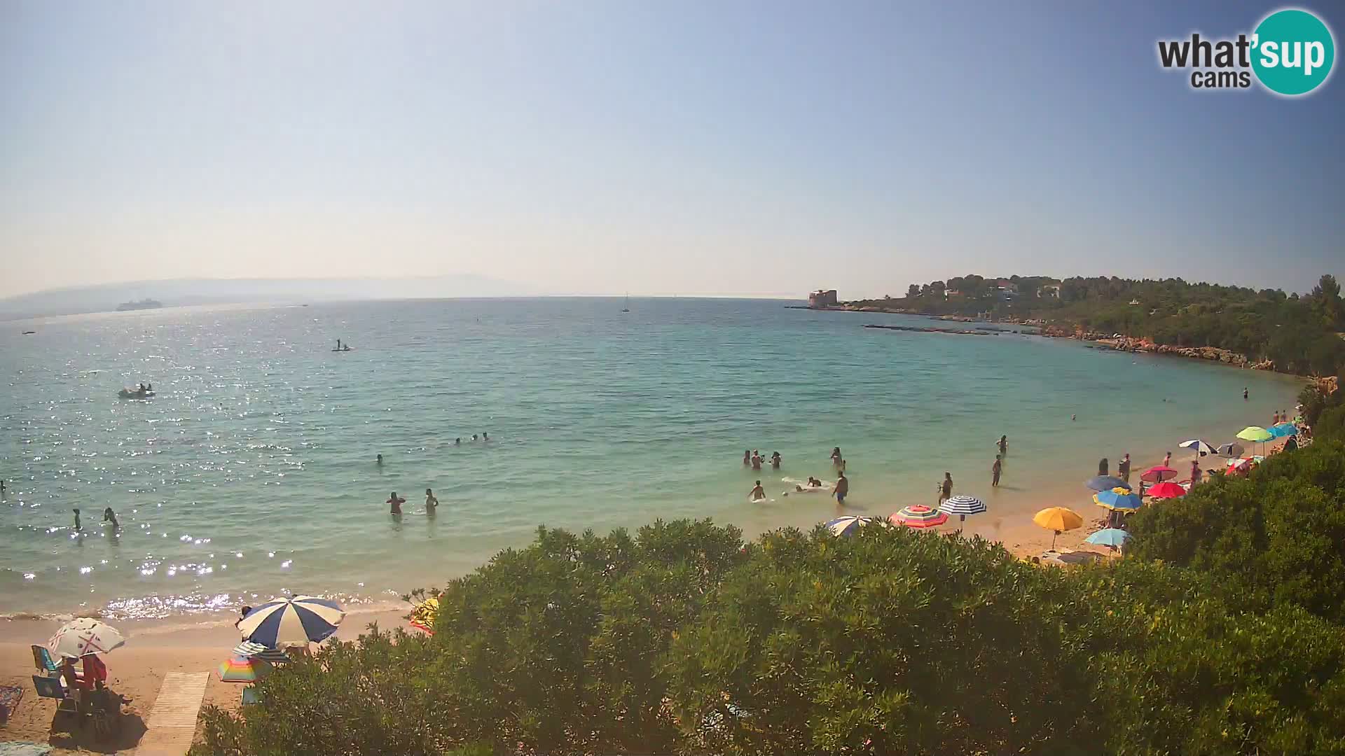 Webcam Lazzaretto beach | Alghero | Sardinia