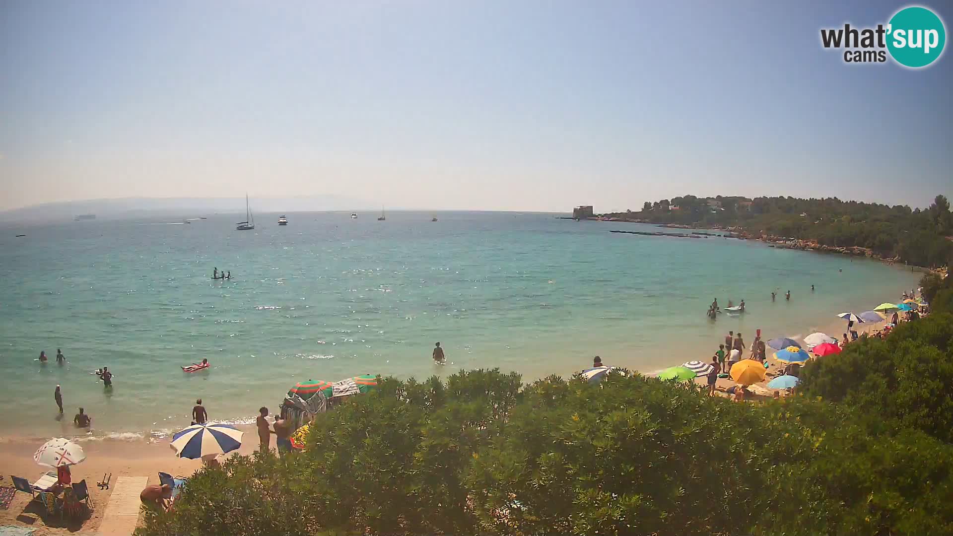 Plage Lazzaretto livecam | Alghero | Sardaigne