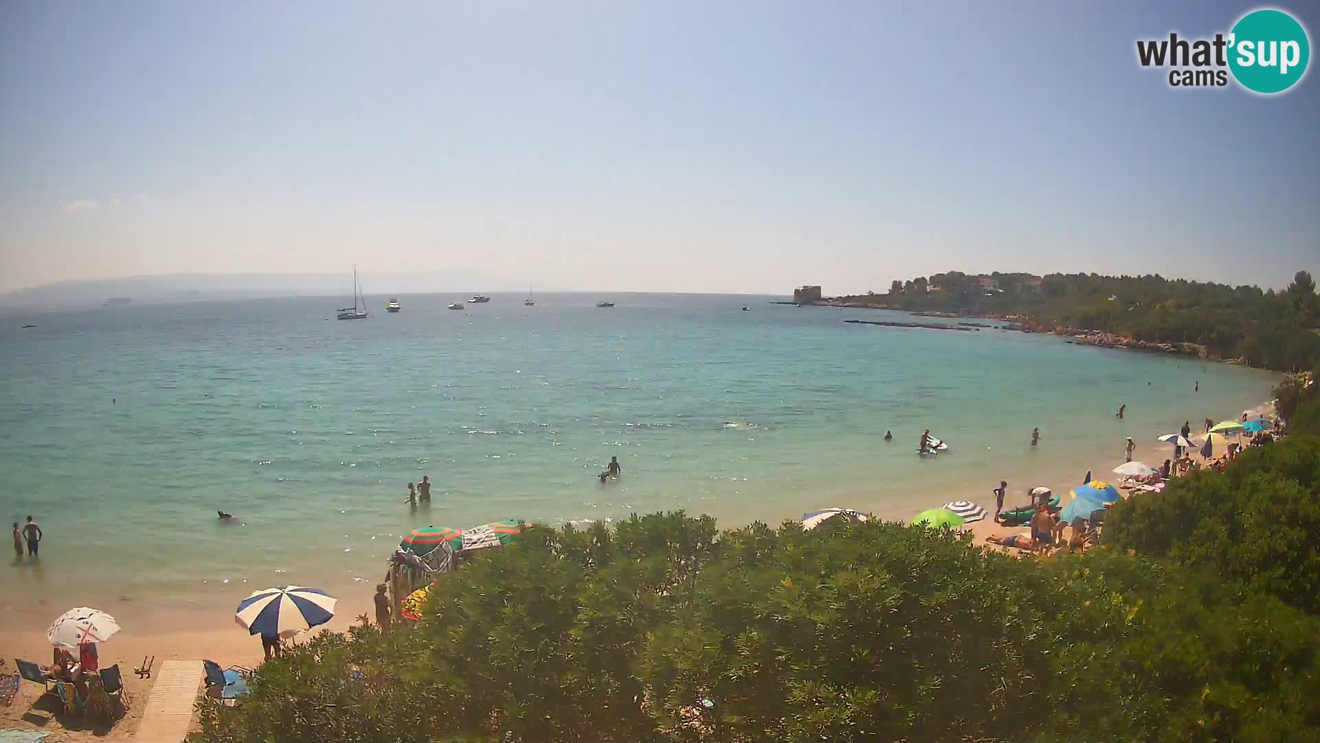 Webcam Lazzaretto Strand | Alghero | Sardinien