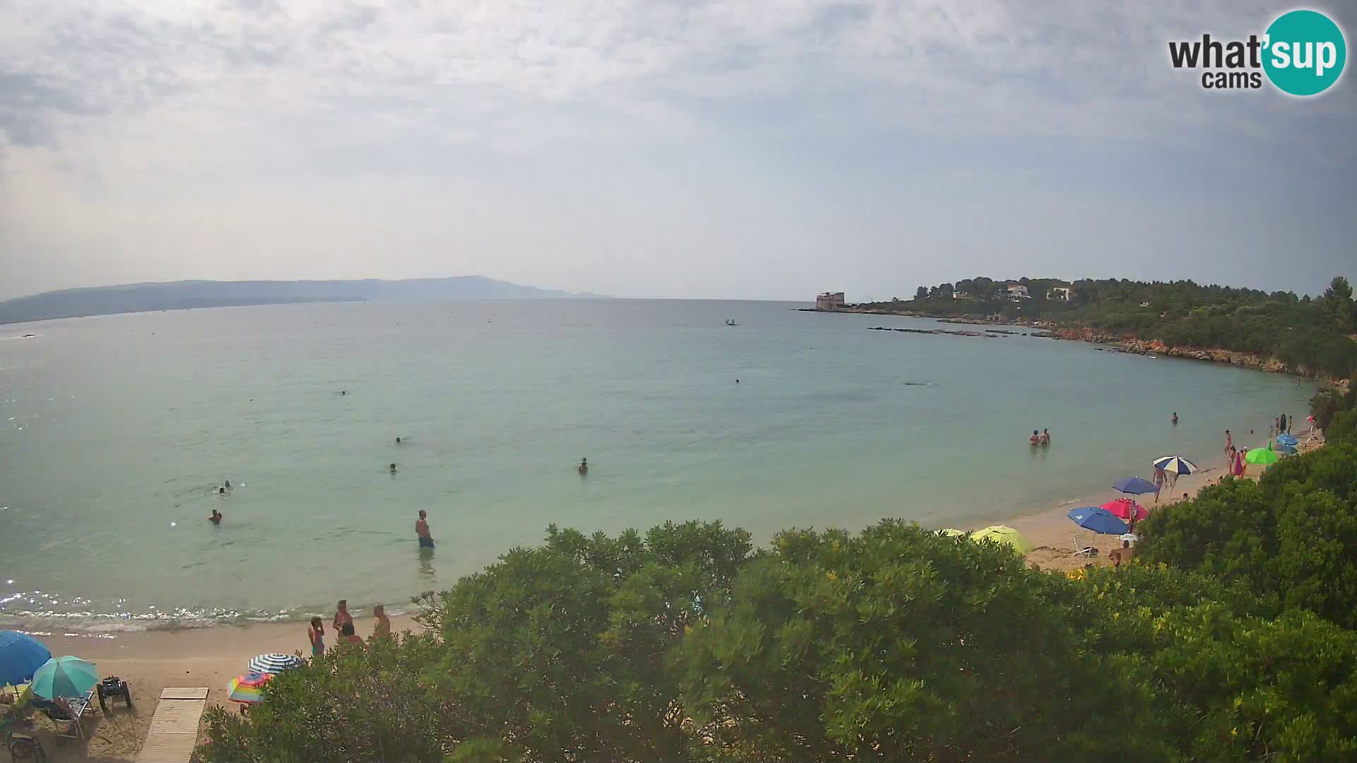 Webcam Lazzaretto beach | Alghero | Sardinia