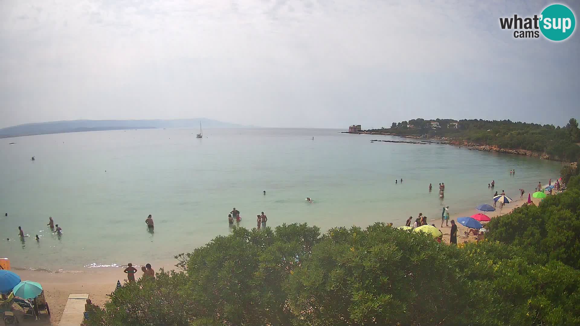Webcam Lazzaretto beach | Alghero | Sardinia