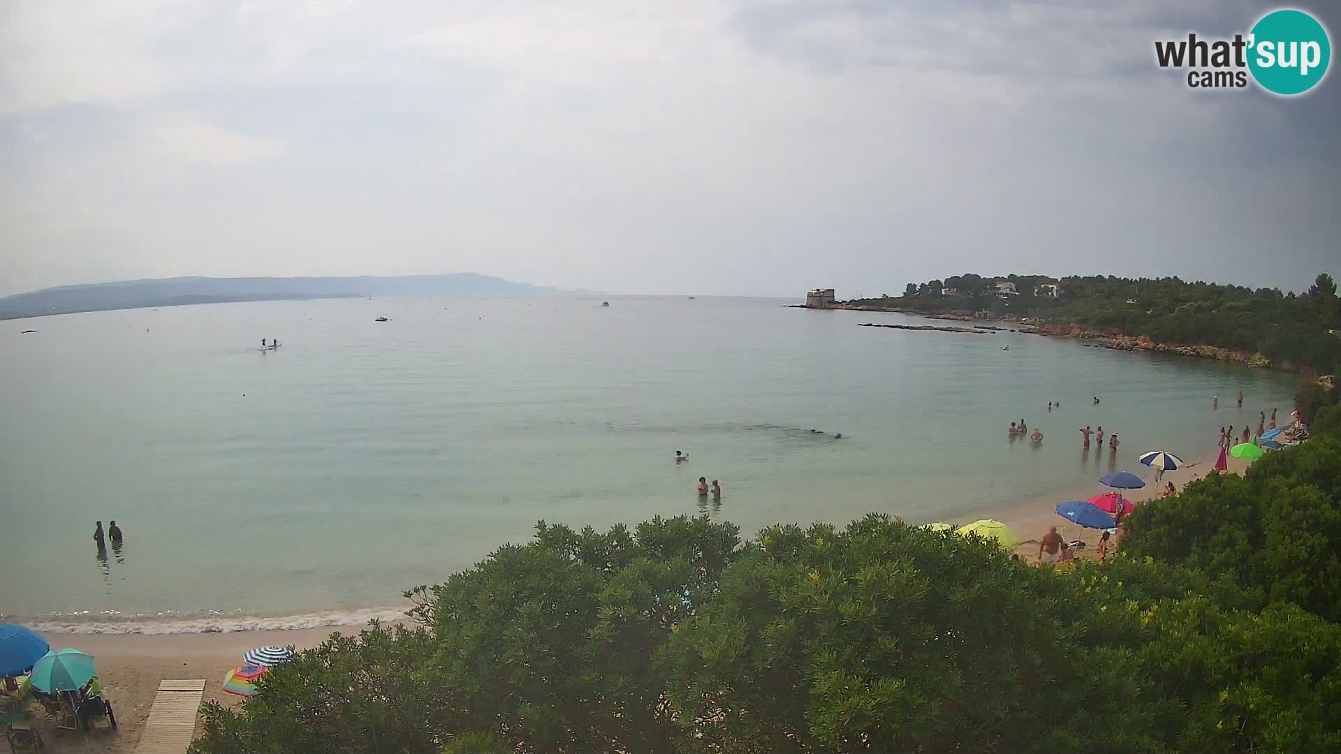 Webcam Lazzaretto beach | Alghero | Sardinia