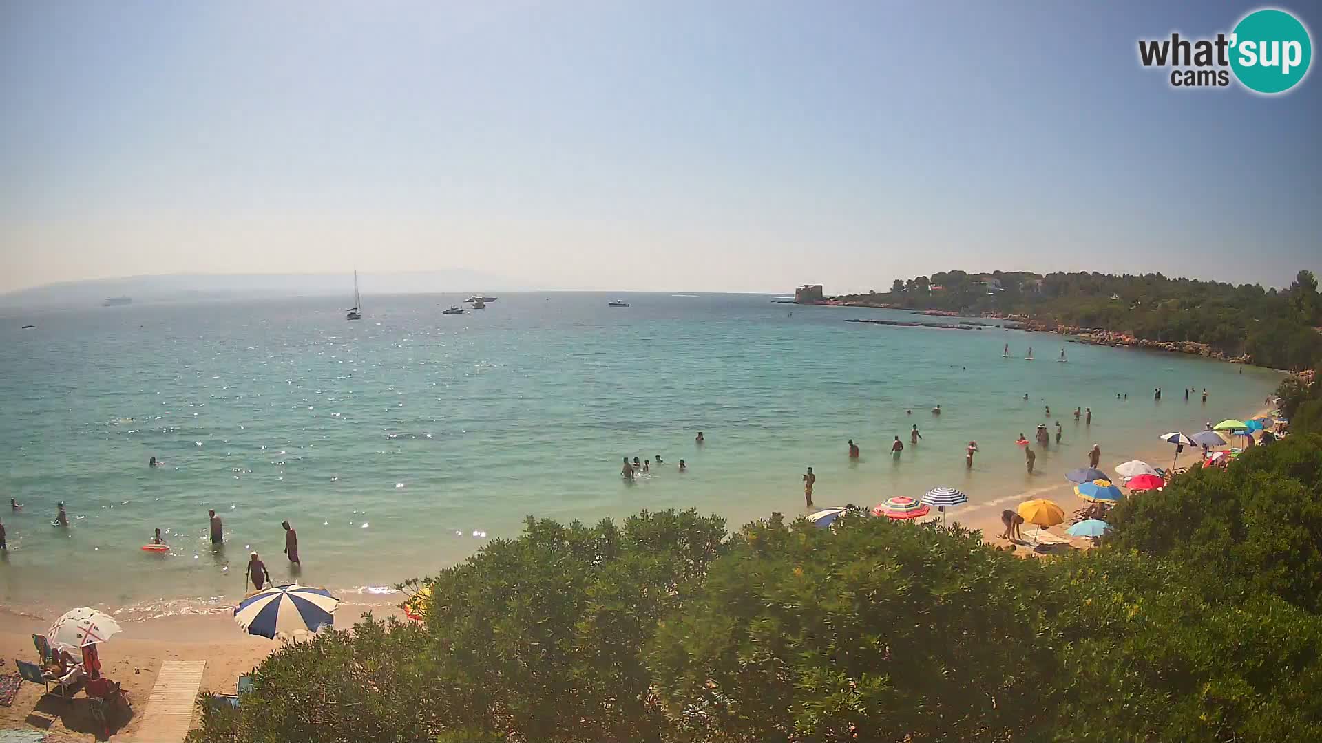 Plage Lazzaretto livecam | Alghero | Sardaigne