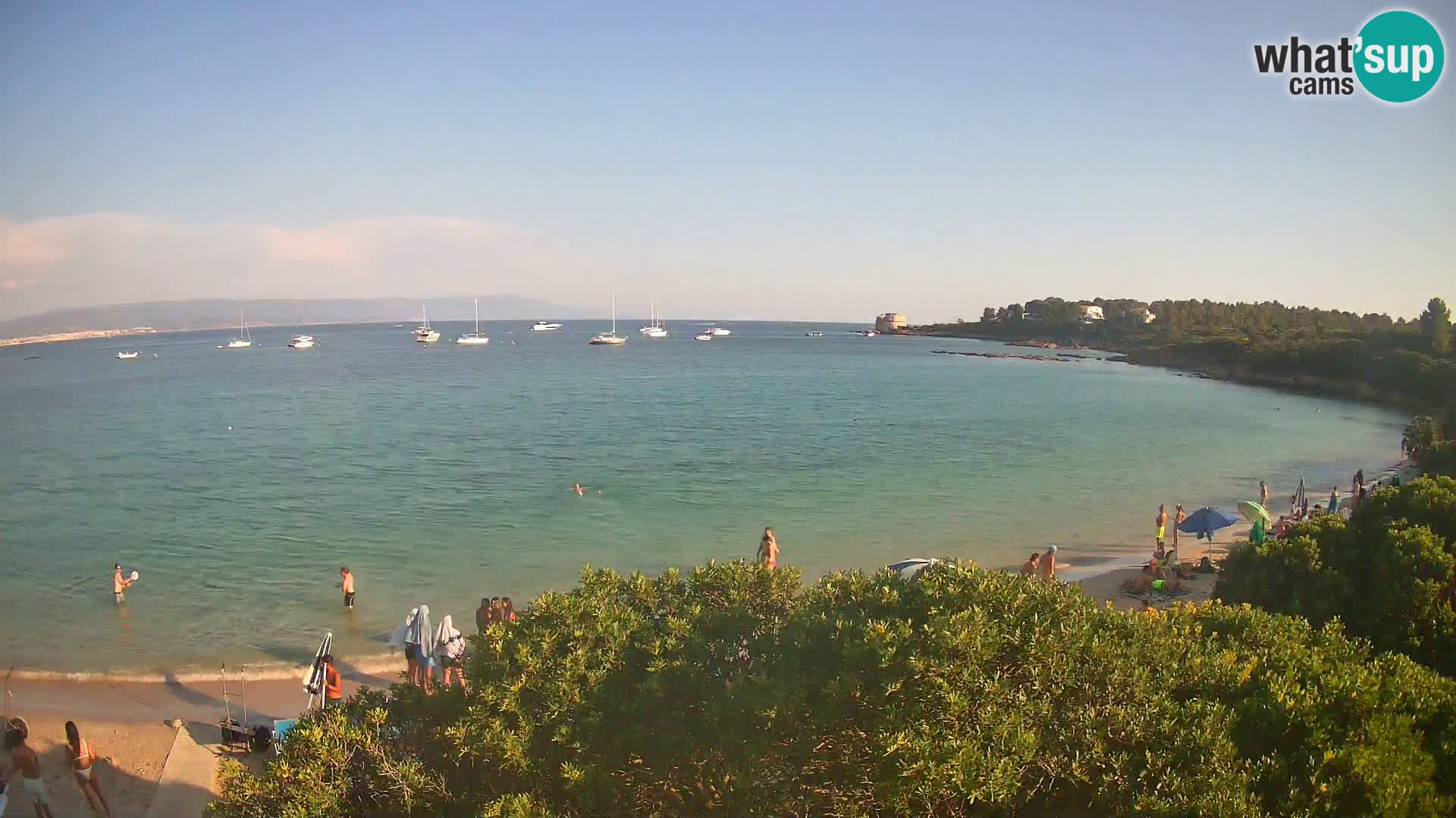 Plage Lazzaretto livecam | Alghero | Sardaigne