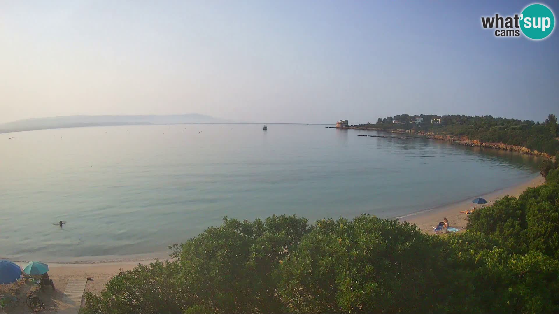 Webcam Lazzaretto Strand | Alghero | Sardinien