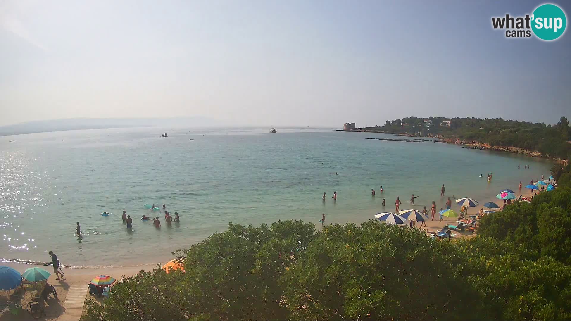 Plage Lazzaretto livecam | Alghero | Sardaigne
